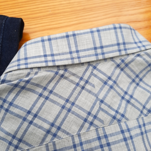 NEW Billy Reid Plaid Casual Button Up Shirt NWOT - Picture 10 of 12